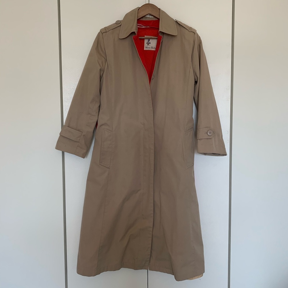 Vintage Misty Harbor trench coat
